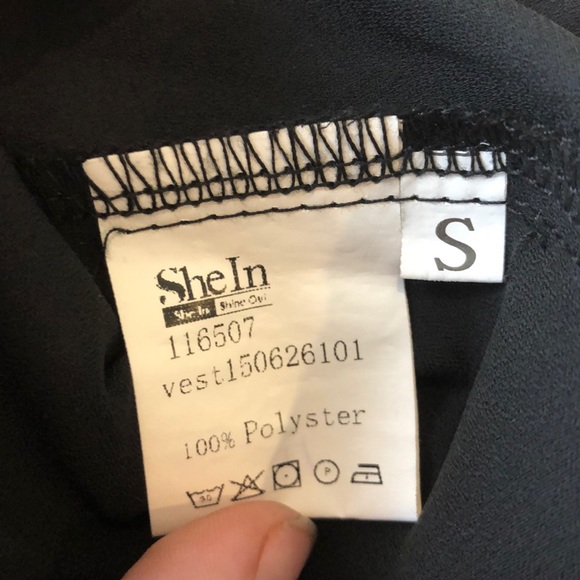 Black Open Back Tank - Picture 6 of 6